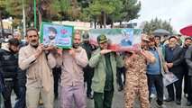 تشییع با شکوه پیکر مطهر شهیدان «امیررضا شیراوند» و «یاسر خویشوند» در نهاوند